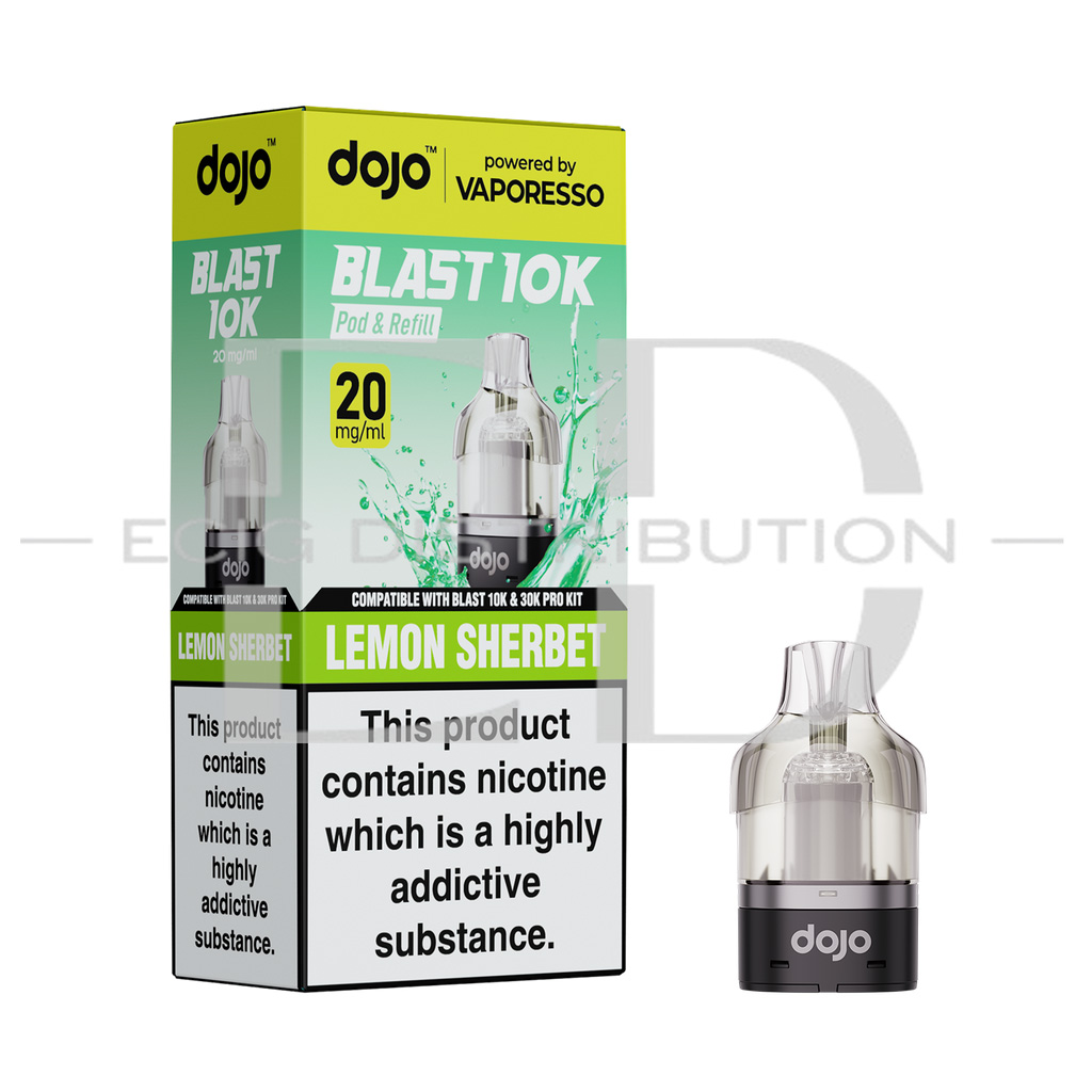 Vaporesso Dojo Blast 10/30K Refillable Pod - Lemon Sherbet 20MG