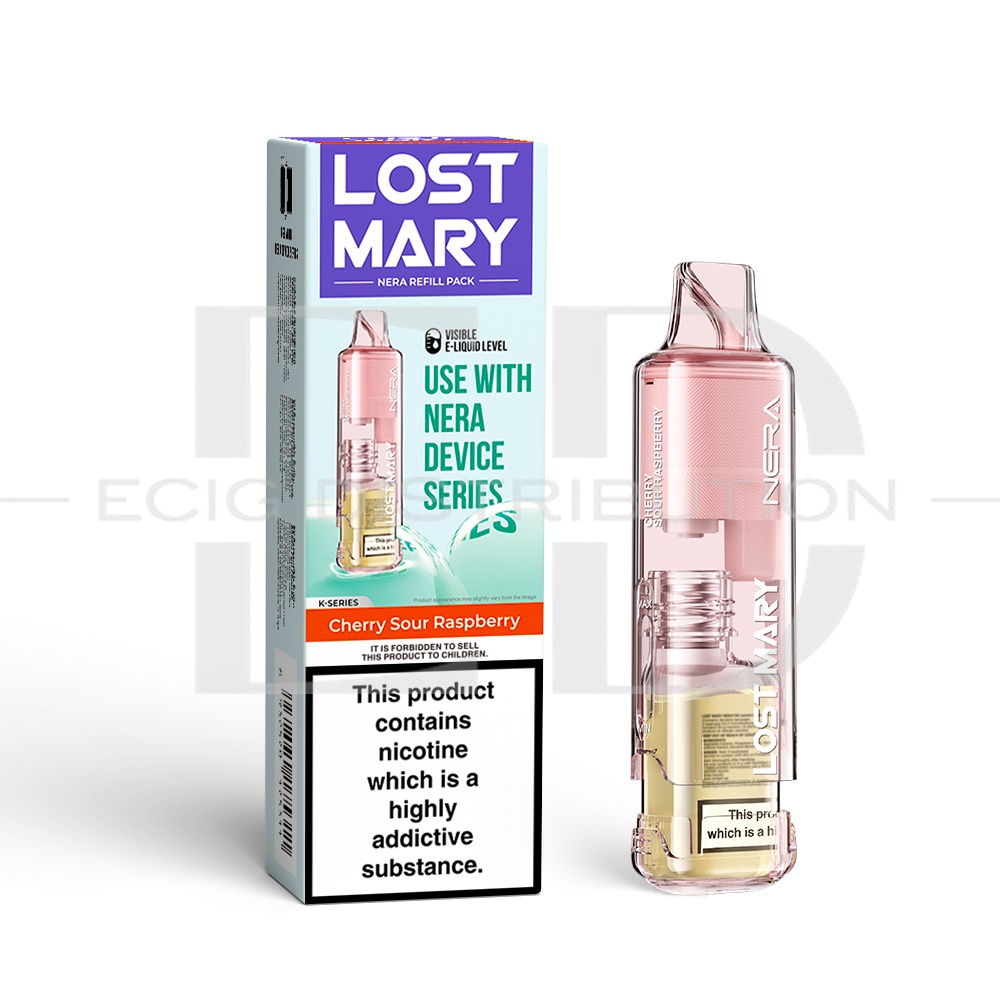 Lost Mary Nera 15K Pure View Refillable Pod - Cherry Sour Raspberry