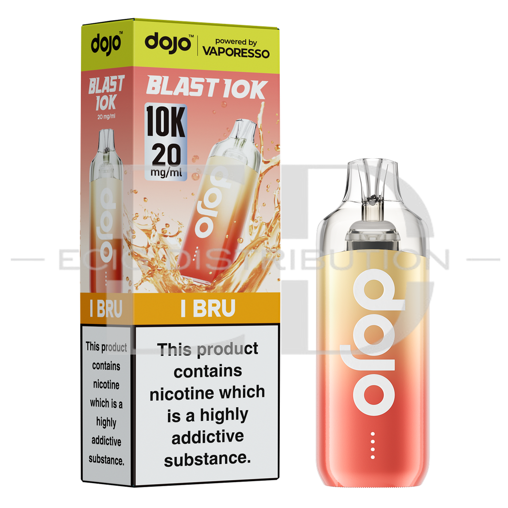 Vaporesso Dojo Blast 10K Pod Kit - I Bru 20MG