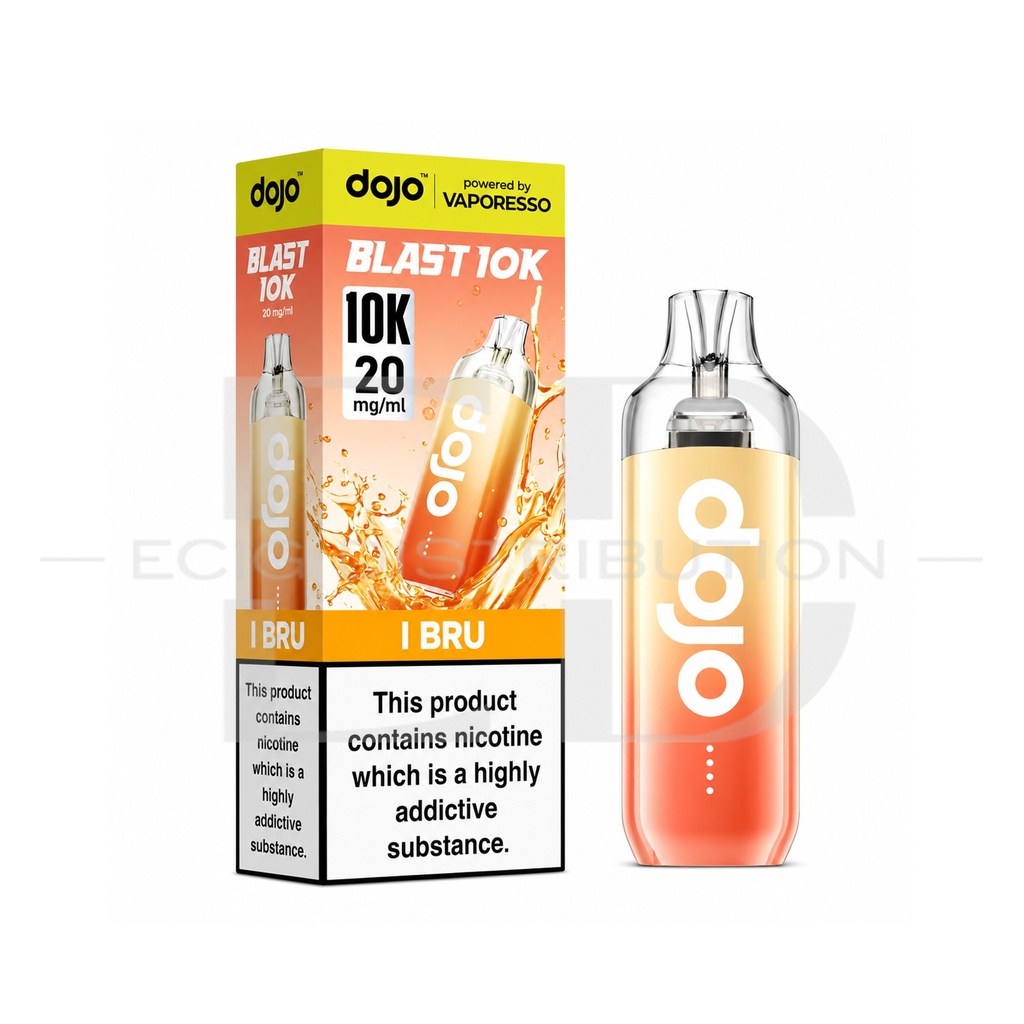 Vaporesso Dojo Blast 10K Pod Kit - I Bru 20MG