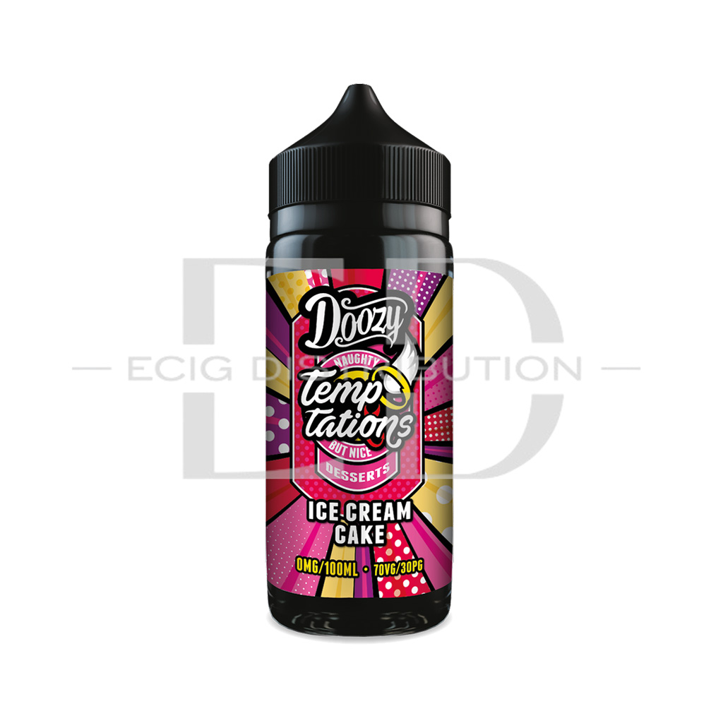 Doozy Temptations 100ML Shortfill 70/30 - Ice Cream Cake 0MG