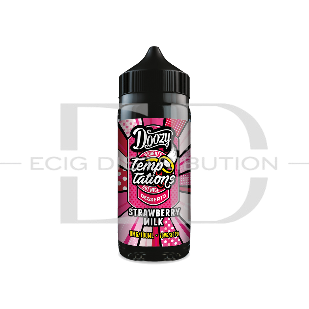 Doozy Temptations 100ML Shortfill 70/30 - Strawberry Milk 0MG
