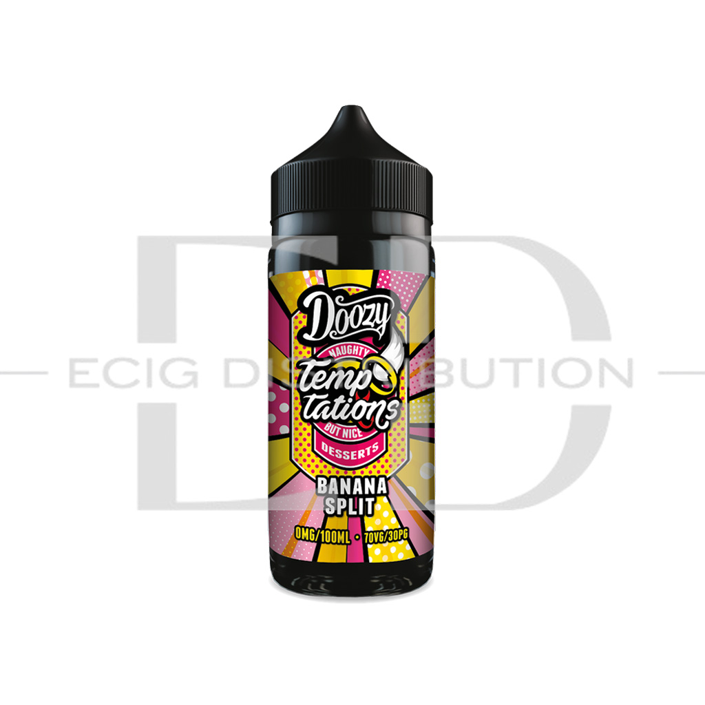 Doozy Temptations 100ML Shortfill 70/30 - Banana Split 0MG