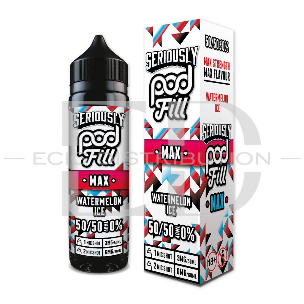 Doozy Seriously Pod Fill Max 60ML 50/50 - Watermelon Ice