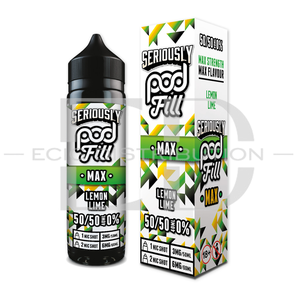 Doozy Seriously Pod Fill Max 60ML 50/50 - Lemon Lime