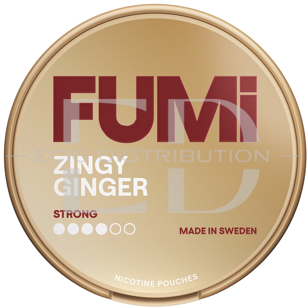 Fumi Strong Nicotine Pouches - Zingy Ginger 8MG