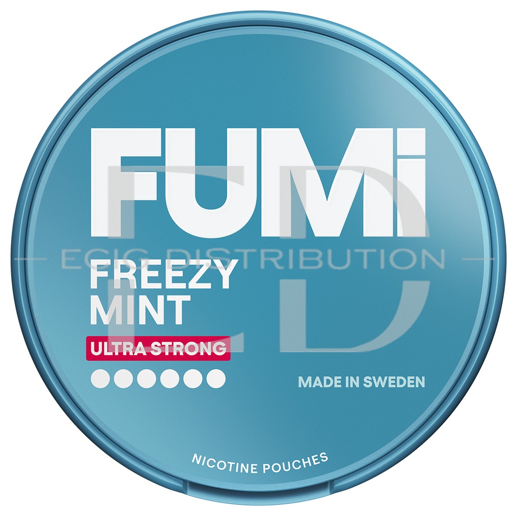 Fumi Ultra Strong Nicotine Pouches - Freezy Mint 15MG