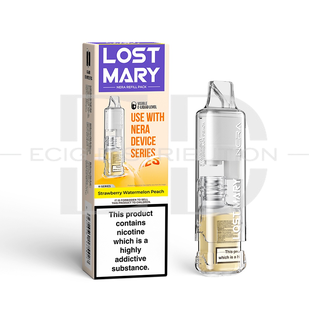 Lost Mary Nera 15K Pure View Refillable Pod - Strawberry Watermelon Peach