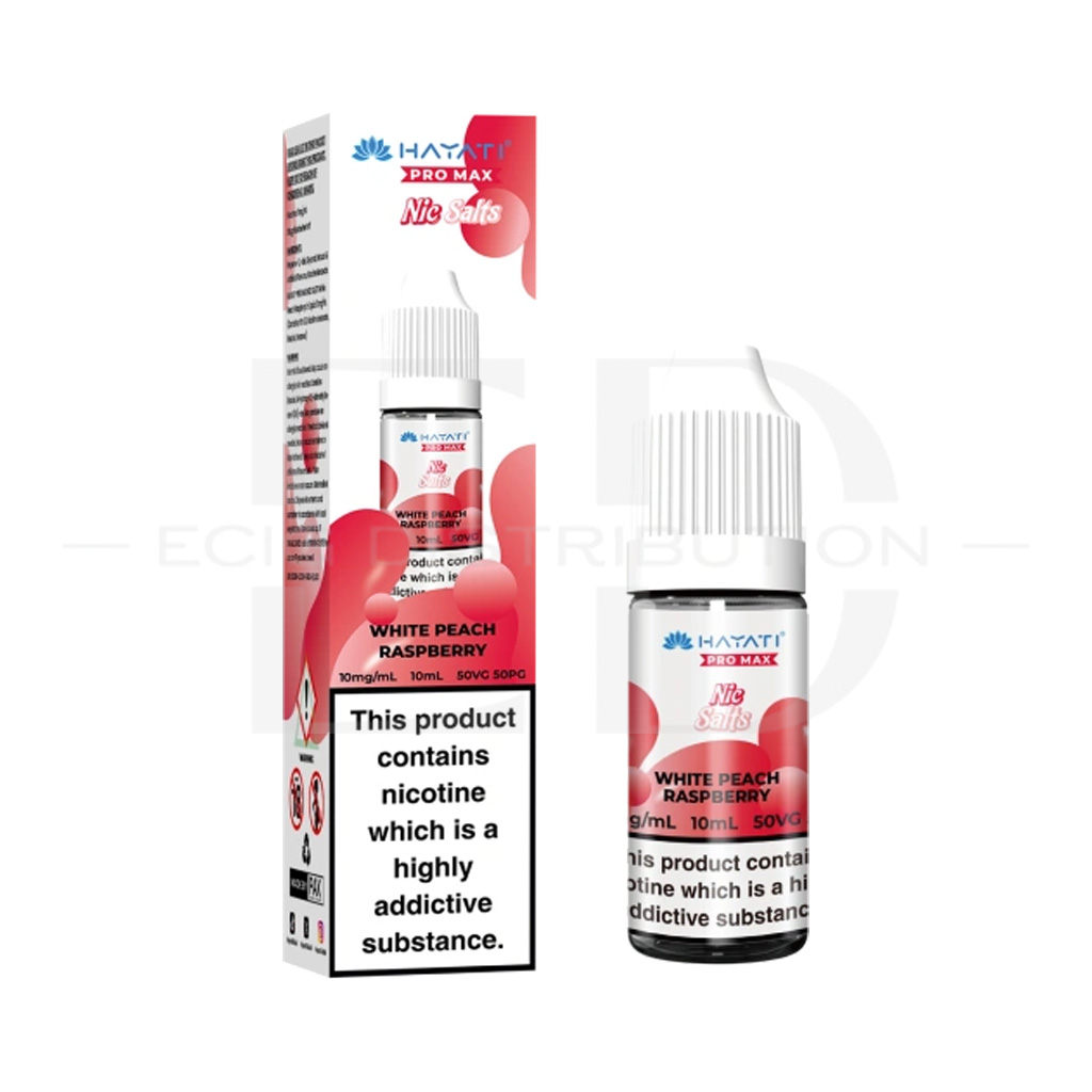 Hayati Nic Salts - White Peach Raspberry 10MG 