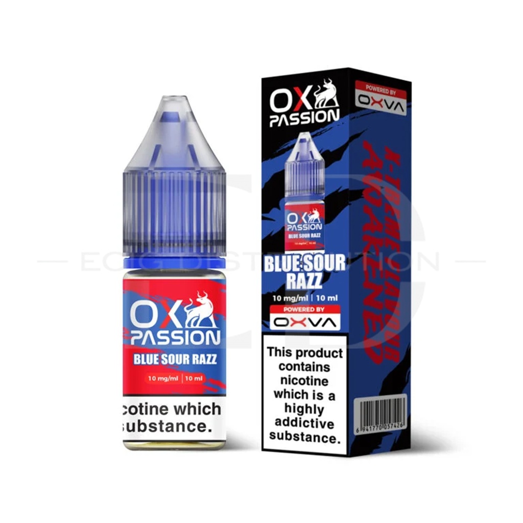 Oxva OX Passion Nic Salt - Blue Sour Razz 10MG 