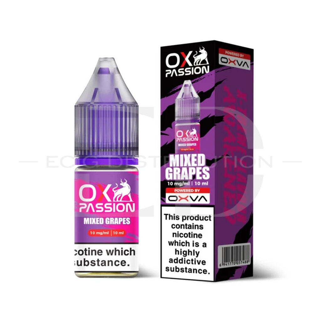 Oxva OX Passion Nic Salt - Mixed Grapes 10MG