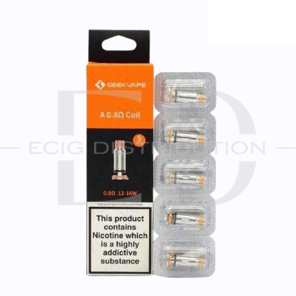 Geekvape A Series Coil 5Pcs/Pack - A0.8 Ohm