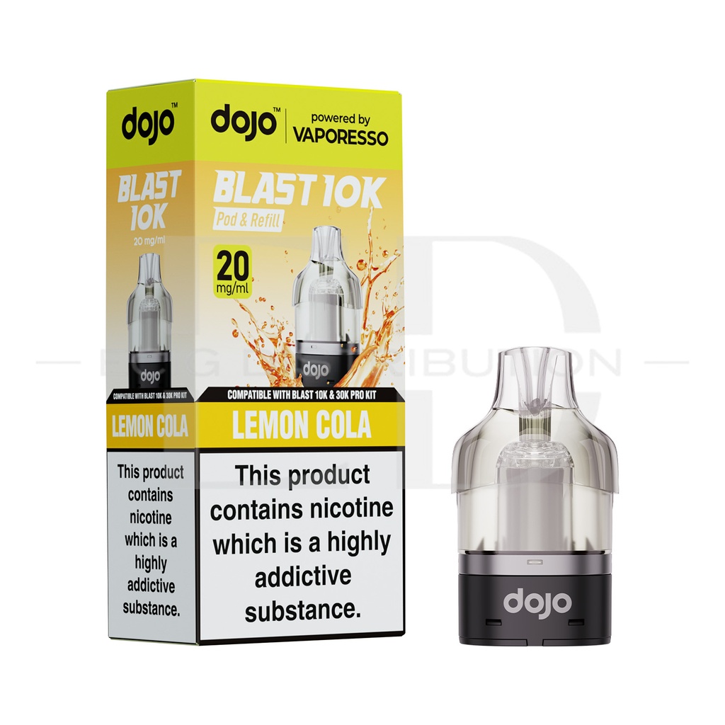Vaporesso Dojo Blast 10/30K Pro Refillable Pod - Lemon Cola 20MG 