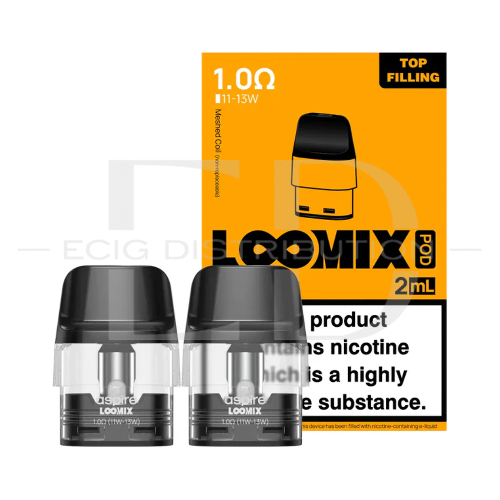 Aspire Loomix Refillable Pod 2Pcs/Pack - 1.0 Ohm 