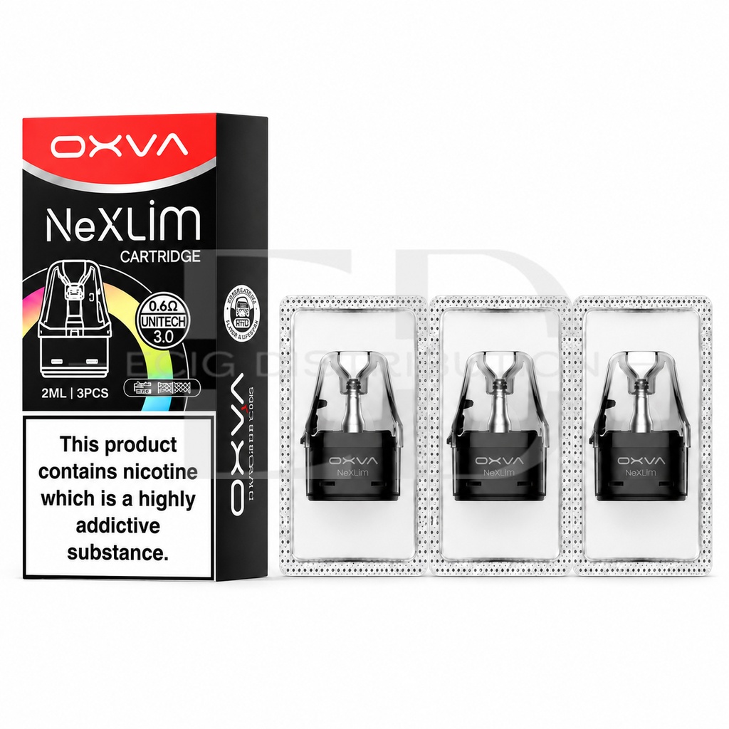 Oxva Nexlim Unitech 3.0 Refillable Pod 3Pcs/Pack - 0.6 Ohm 