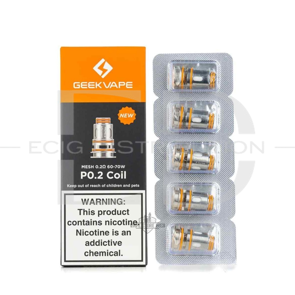 Geekvape P Series Coil 5Pcs/Pack - P0.2 Ohm