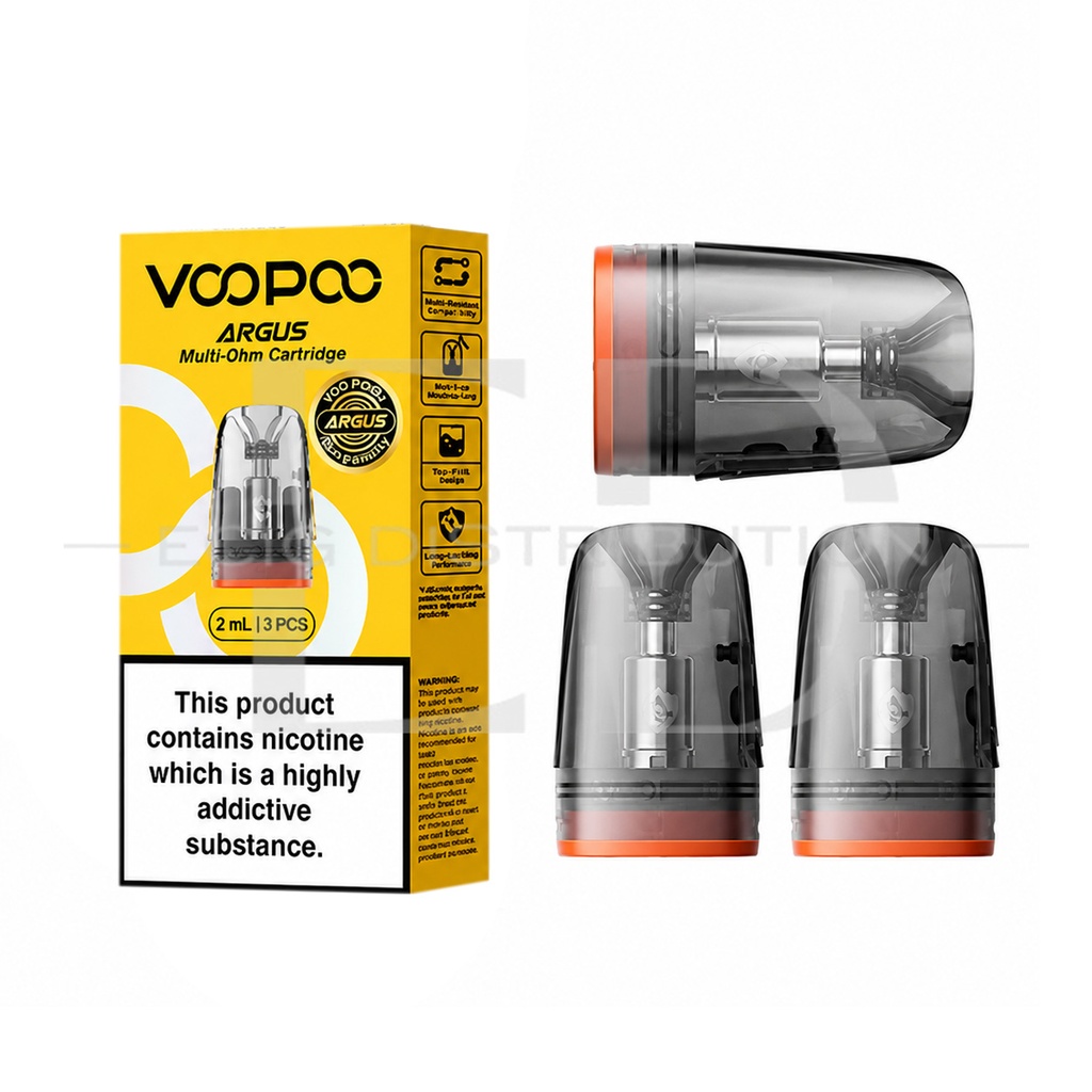 Voopoo Argus Multi Refillable pod 3Pcs/Pack  - 0.7/1.0 Ohm 
