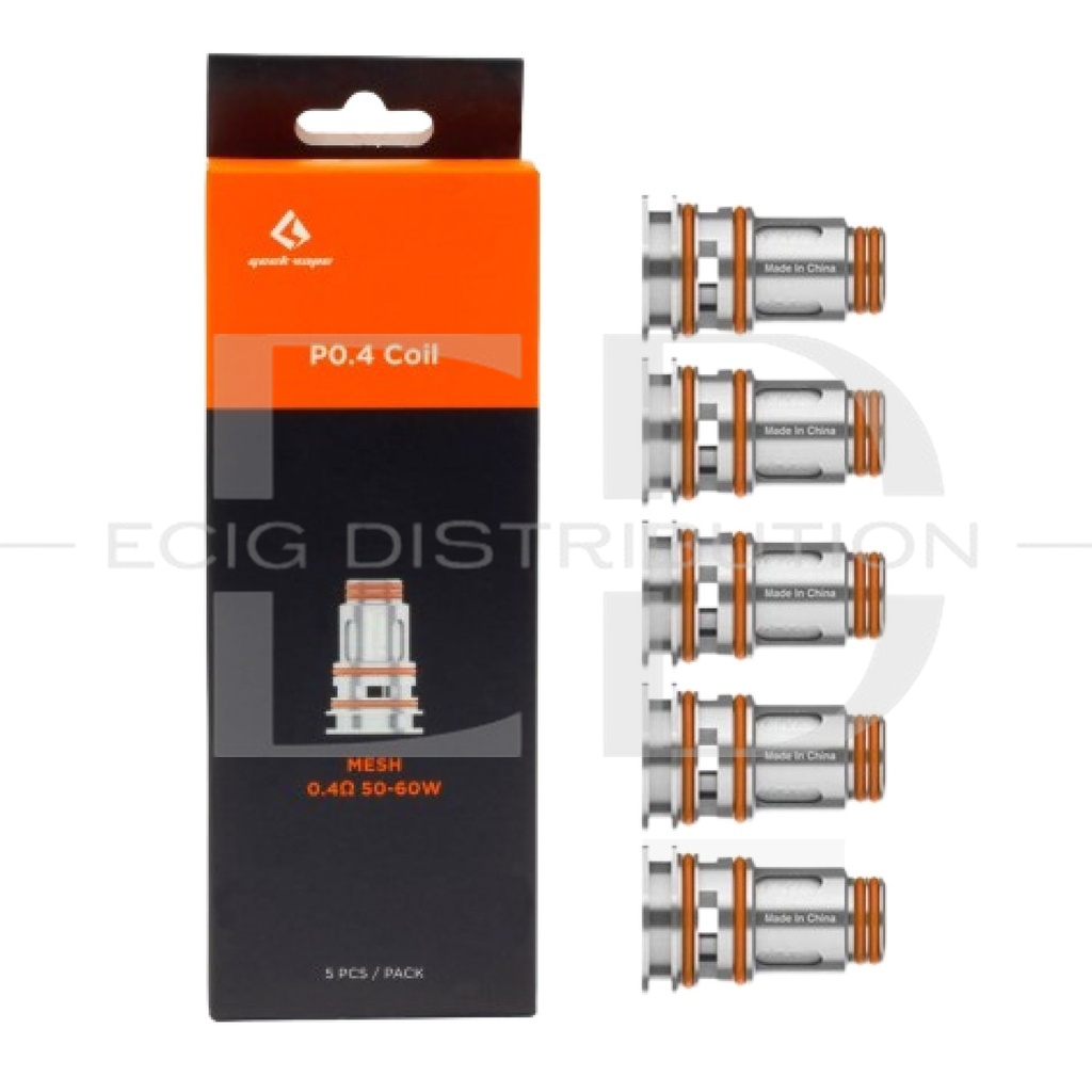 Geekvape P Series Coil 5Pcs/Pack - P0.4 Ohm
