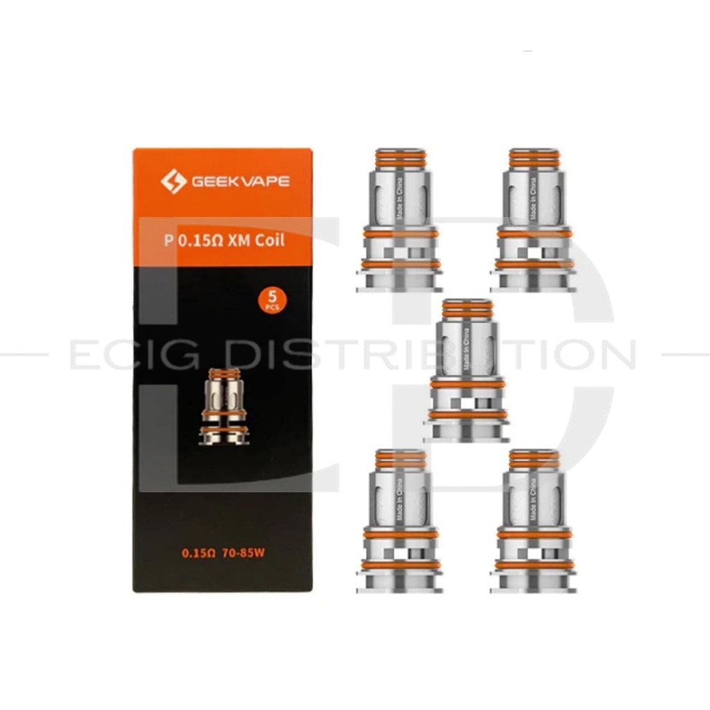 Geekvape P Series XM Coil 5Pcs/Pack - P0.15 Ohm