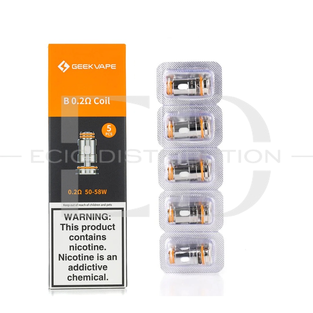 Geekvape B Series Coil 5Pcs/Pack - B0.2 Ohm