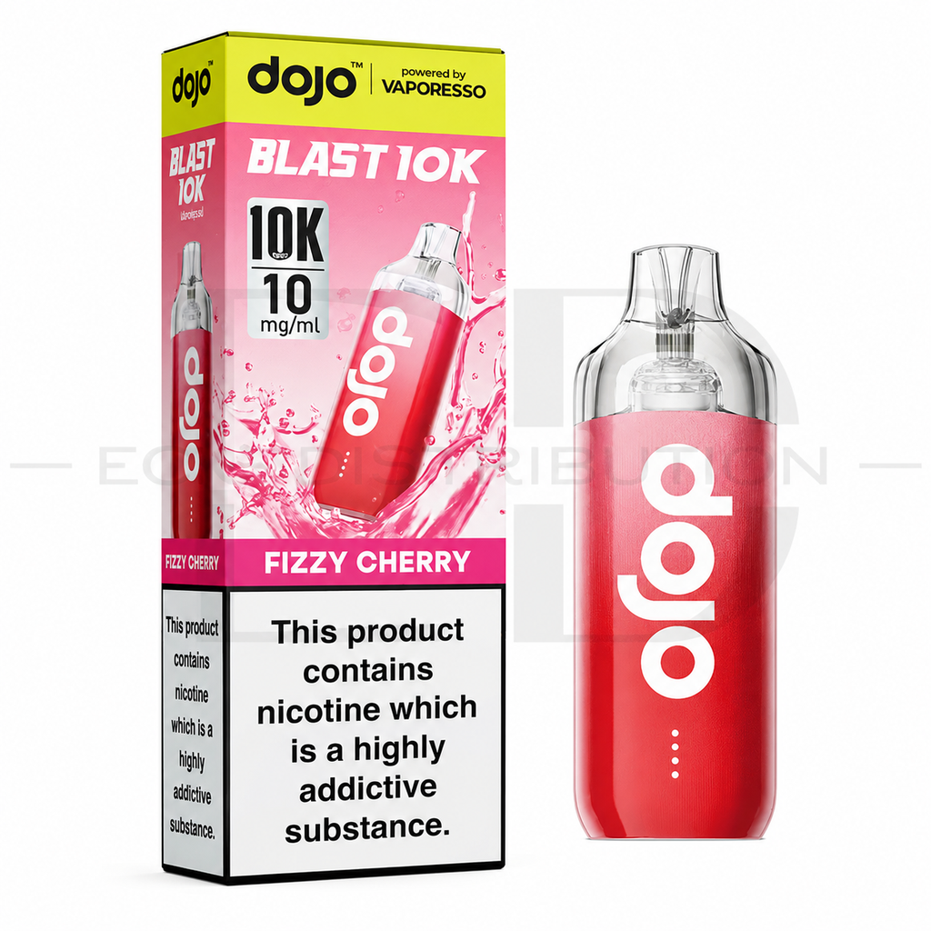 Vaporesso Dojo Blast 10K Pod Kit - Fizzy Cherry 10MG 