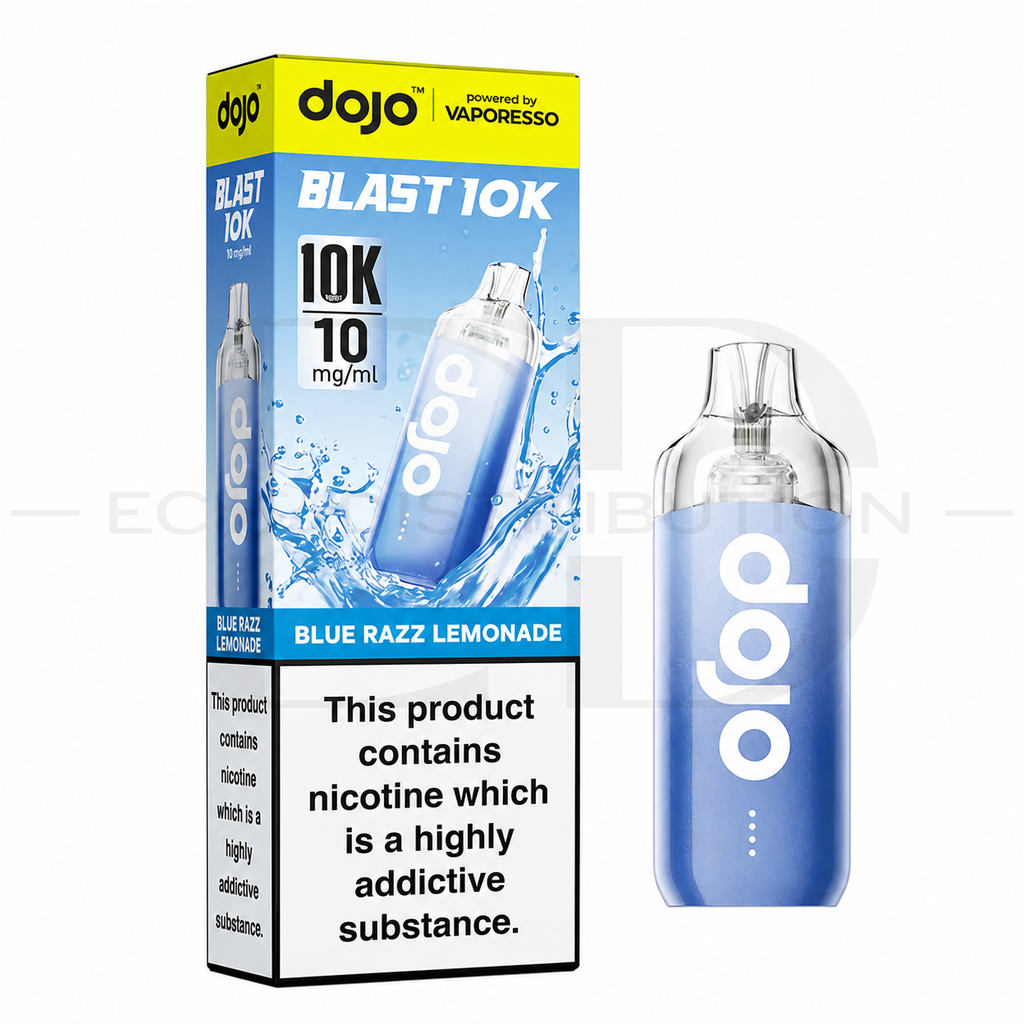 Vaporesso Dojo Blast 10K Pod Kit - Blue Razz Lemonade 10MG 