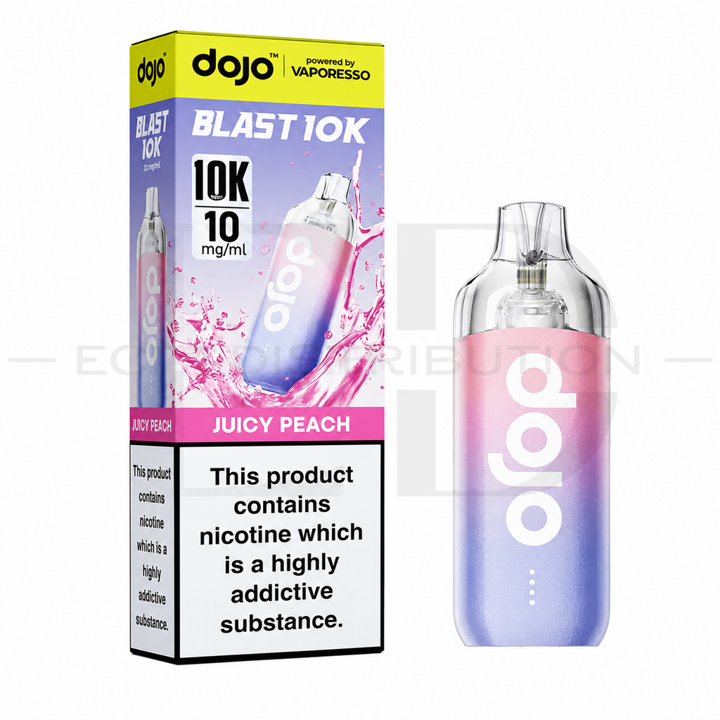 Vaporesso Dojo Blast 10K Pod Kit - Juicy Peach 10MG 