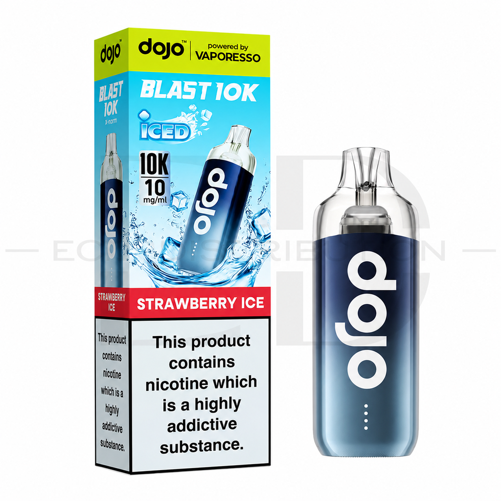 Vaporesso Dojo Blast 10K Pod Kit - Strawberry Ice 10MG 