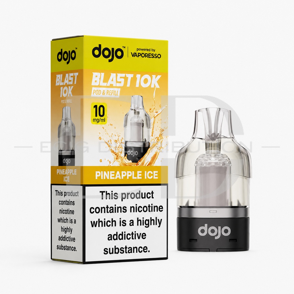 Vaporesso Dojo Blast 10/30K Refillable Pod - Pineapple Ice 10MG 