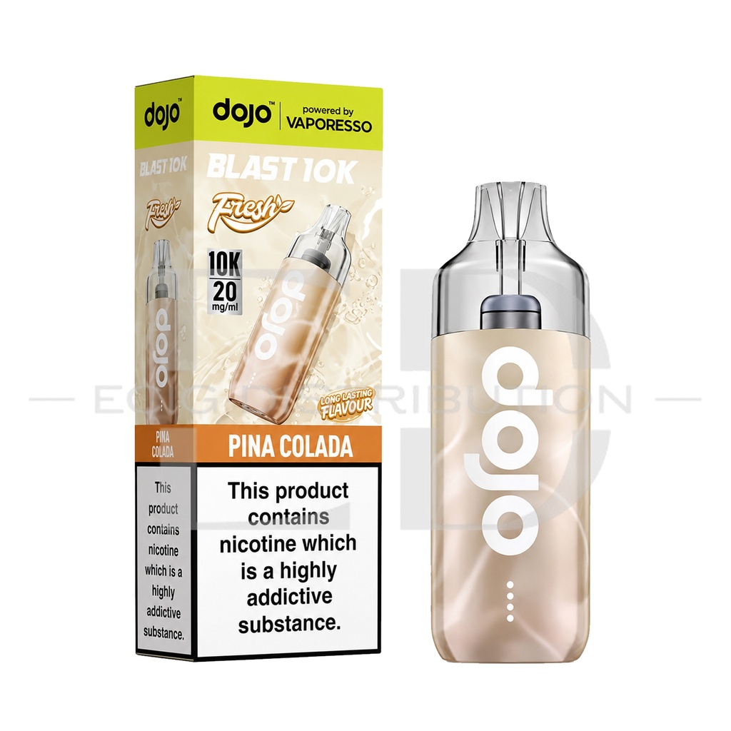 Vaporesso Dojo Blast 10K Pod Kit - Pina Colada 20MG 