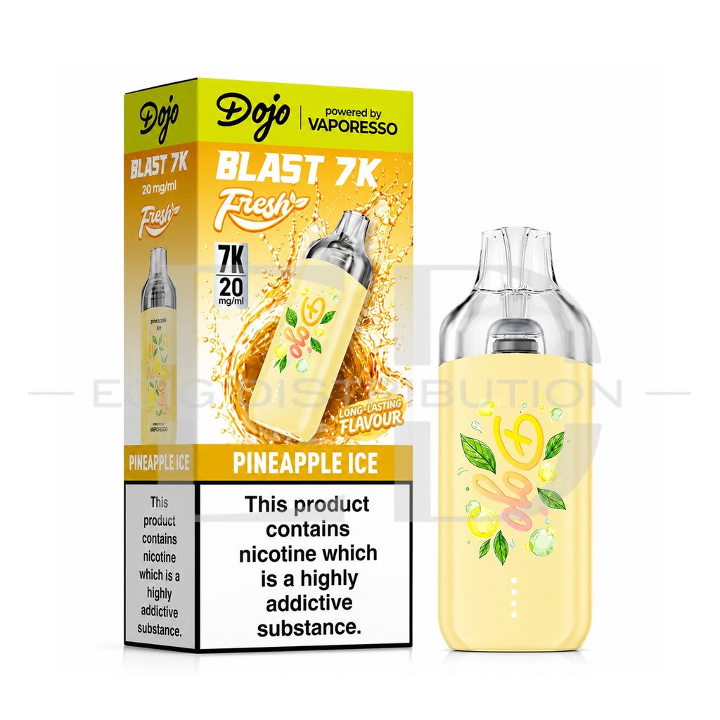 Vaporesso Dojo Blast 7K Pod Kit - Pineapple Ice 20MG 