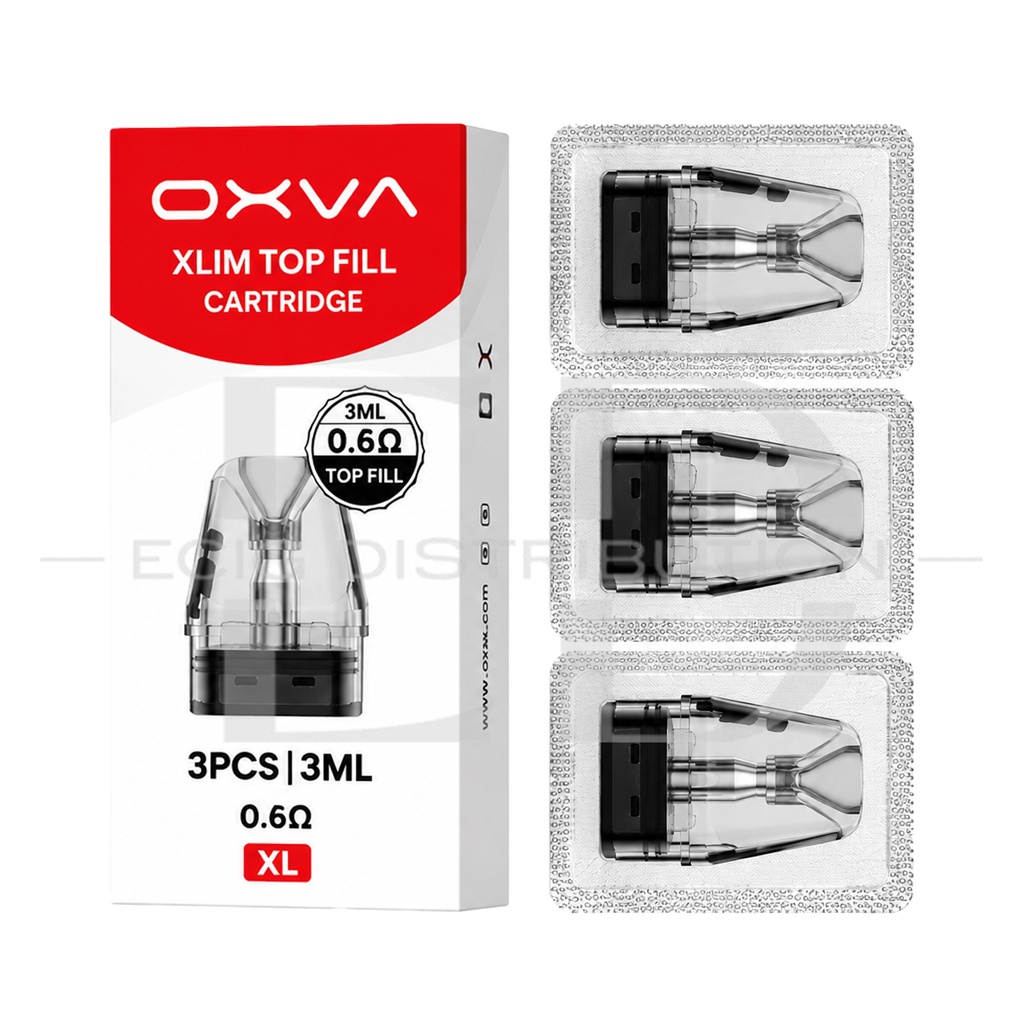 Oxva Xlim Top Fill Unitech 3.0 Refillable Pod 3Pcs/Pack - 0.6 Ohm XL 