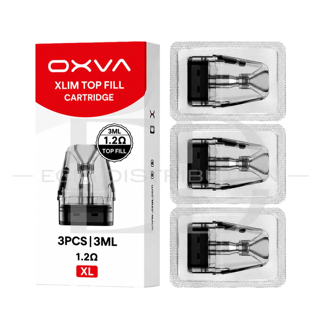 Oxva Xlim Top Fill Unitech 3.0 Refillable Pod 3Pcs/Pack - 1.2 Ohm XL 