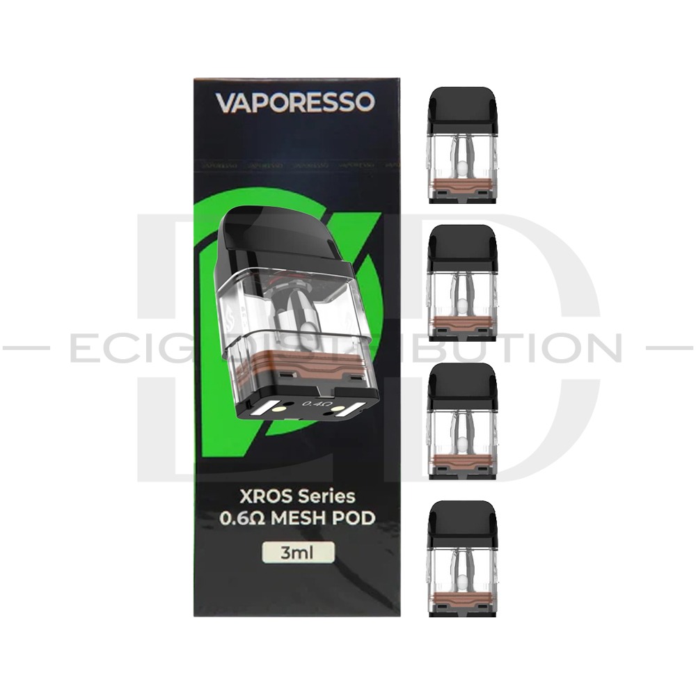 Vaporesso XRos Series Mesh Refillable Pod 4Pcs/Pack - 0.6 Ohm XL 