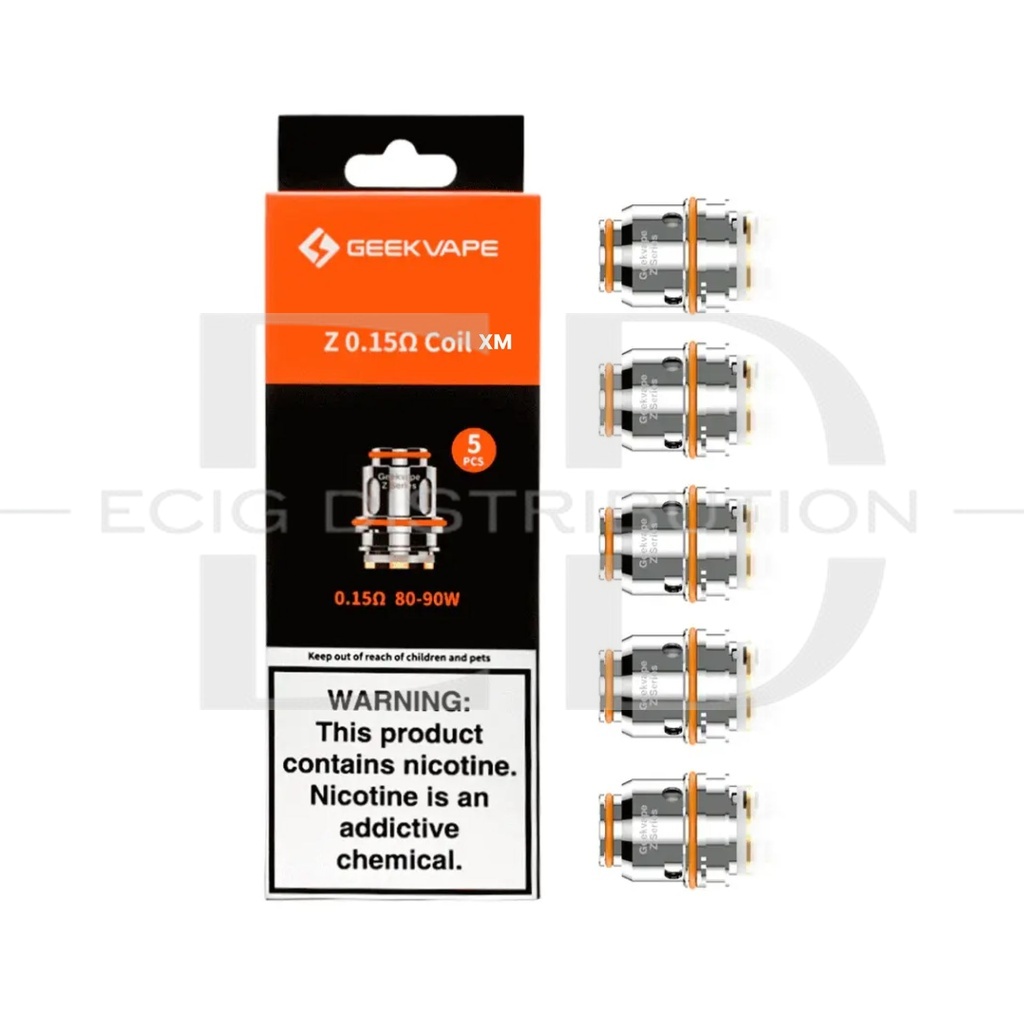 Geekvape Z Series XM Coil 5Pcs/Pack - Z0.15 Ohm