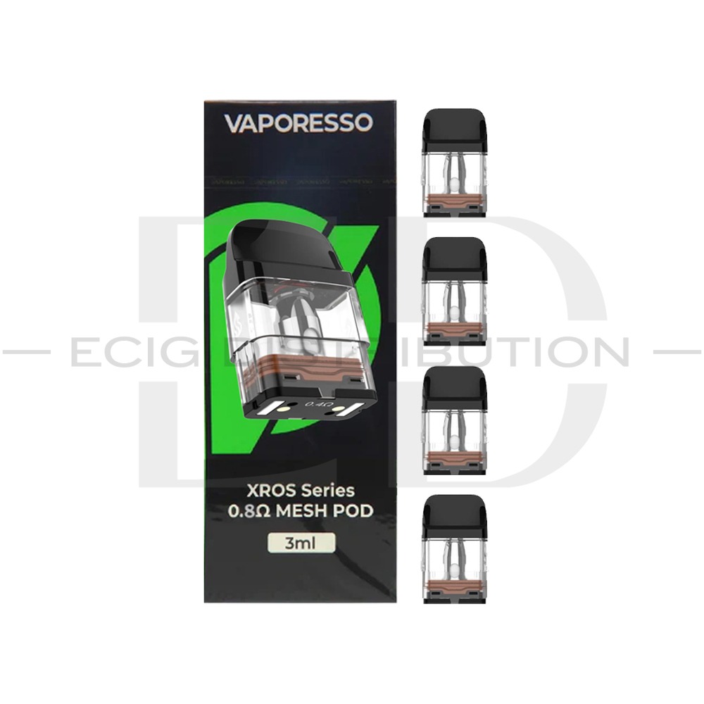 Vaporesso XRos Series Mesh Refillable Pod 4Pcs/Pack - 0.8 Ohm XL 