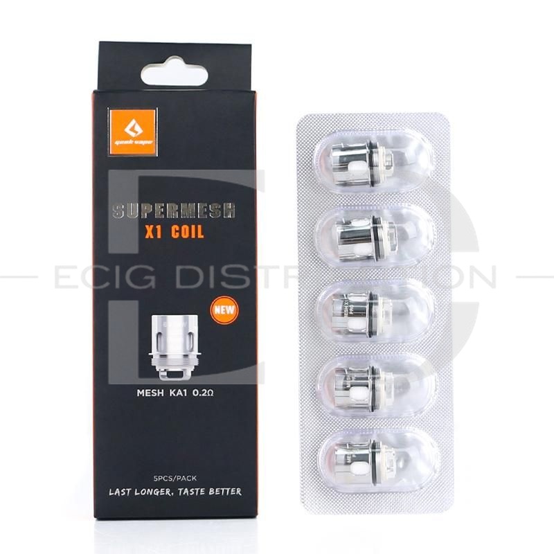 Geekvape Supermesh X1 Coil 5Pcs/Pack - 0.2 Ohm