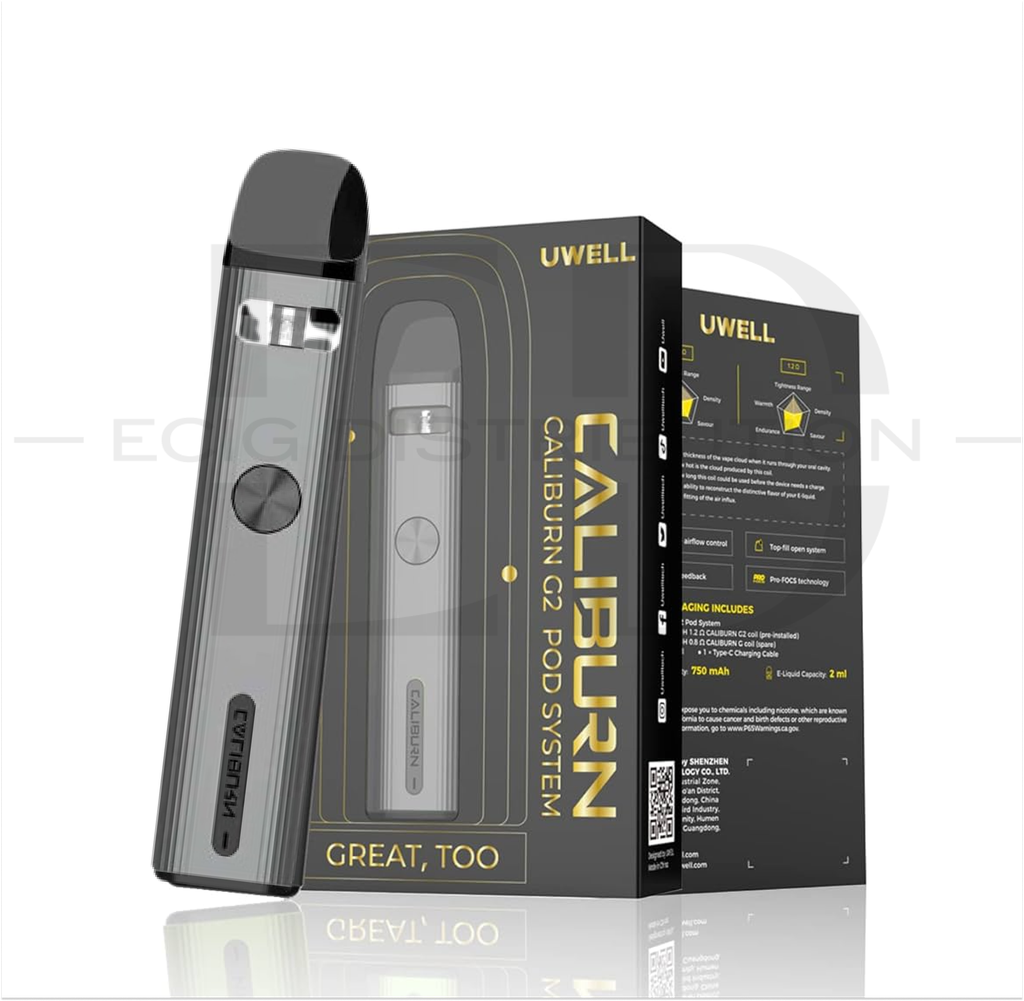 Uwell Caliburn G2 Pod Kit - Matte Gray