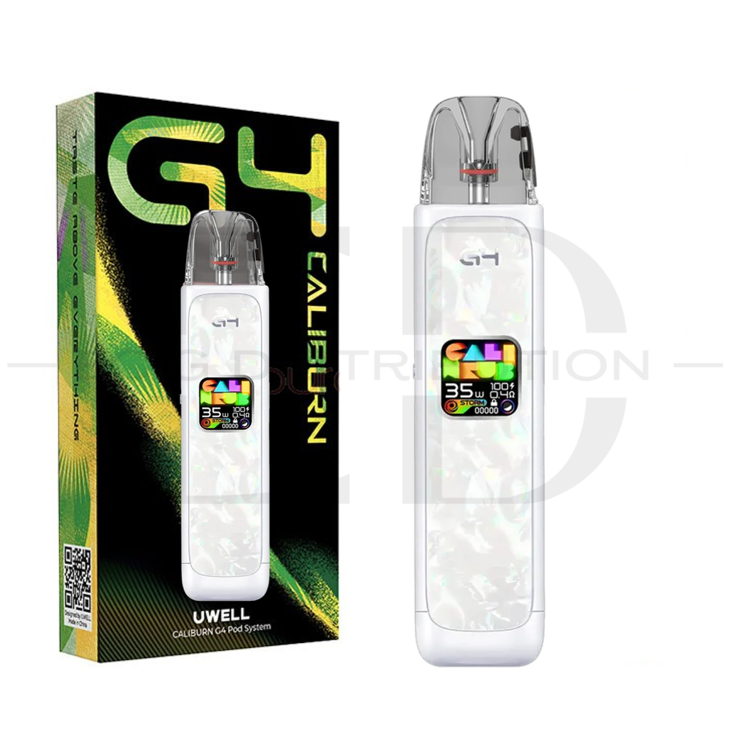 Uwell Caliburn G4 Pod Kit - Seashell White