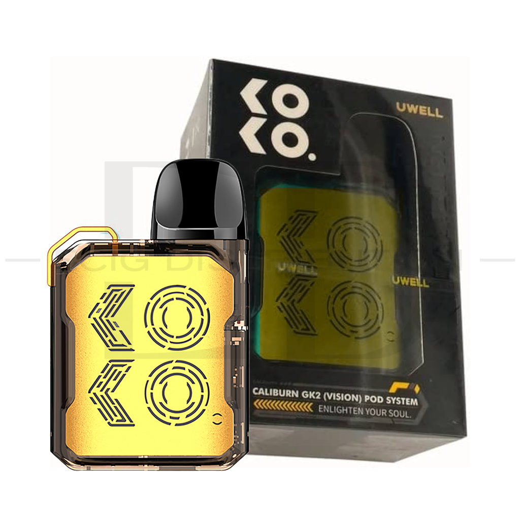 Uwell Caliburn GK2 Vision Pod Kit - Limpid Yellow