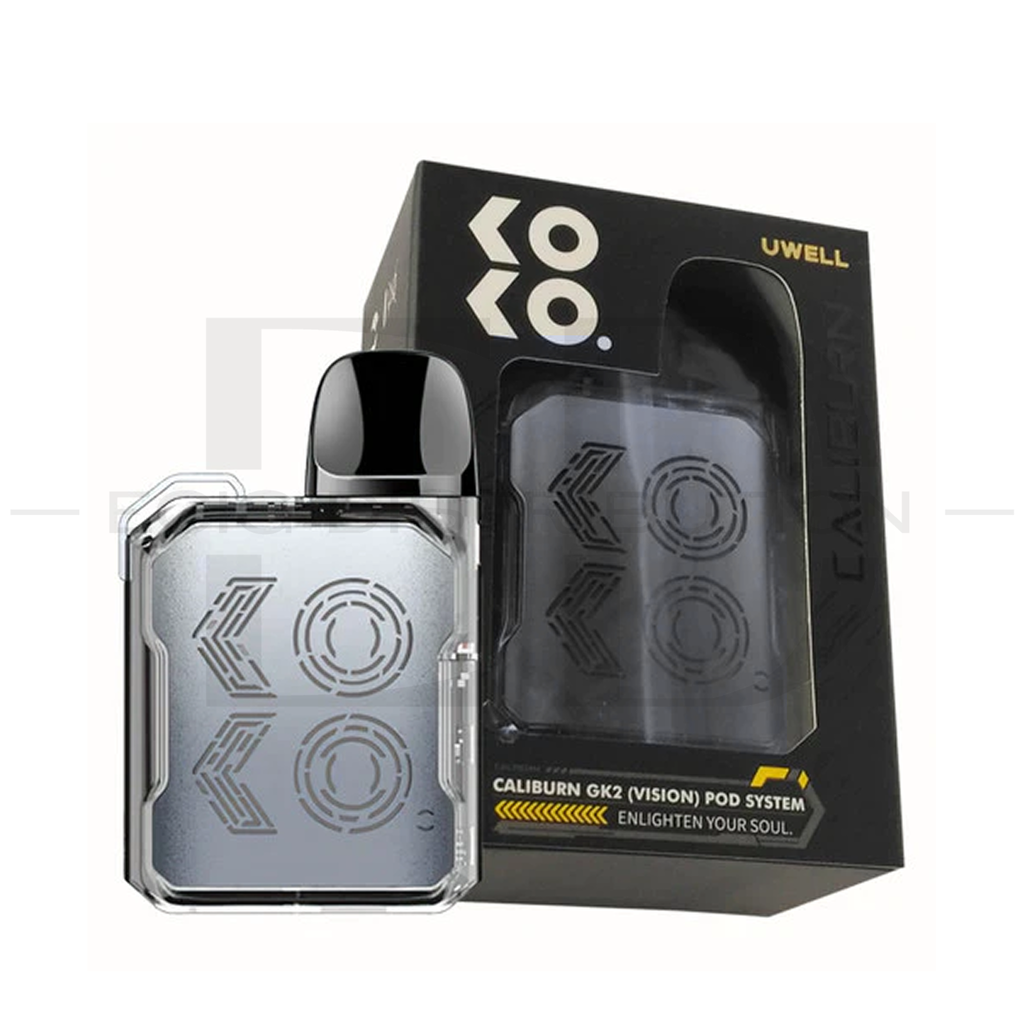 Uwell Caliburn GK2 Vision Pod Kit - Limpid Gray