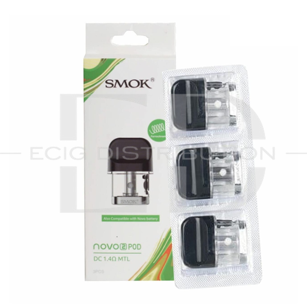 Smok Novo 2 DC MTL Refillable Pod 3Pcs/Pack - 1.4 Ohm