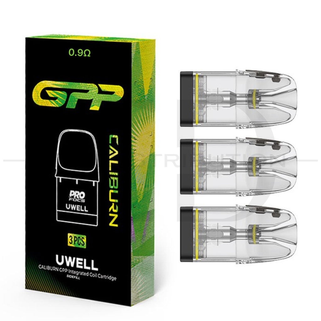 Uwell Caliburn GPP Coil Cartridge Side Refill 3Pcs/Pack - 0.9 Ohm ..
