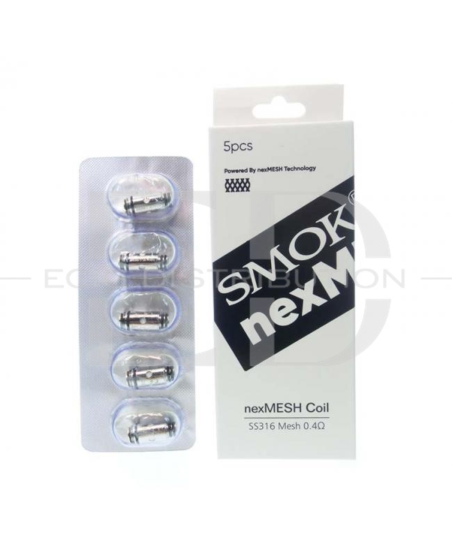 Smok SS316 NexM Meshed Coil 5Pcs/Pack - 0.4 Ohm