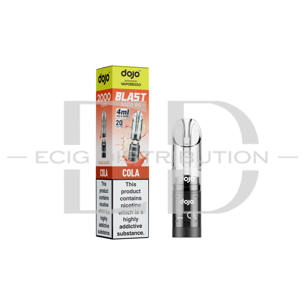 Vaporesso Dojo Blast 2000 Go Transparent Pod - Cola 20MG