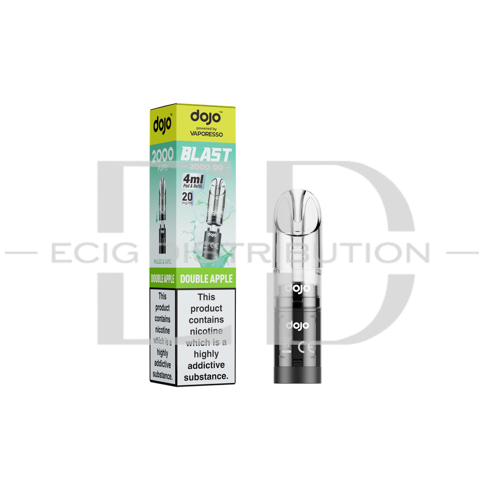 Vaporesso Dojo Blast 2000 Go Transparent Pod - Double Apple 20MG