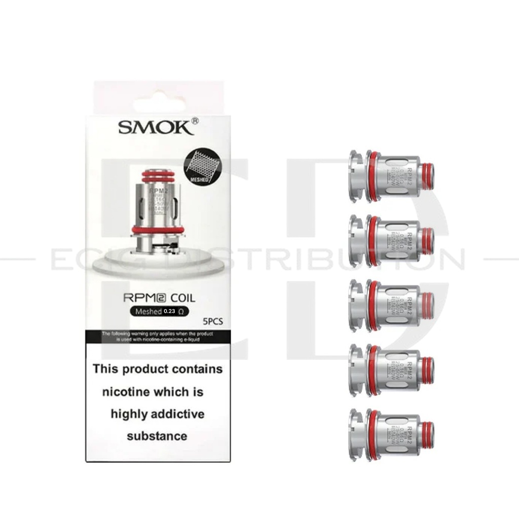 Smok RPM2 Meshed Coil 5Pcs/Pack - 0.23 Ohm