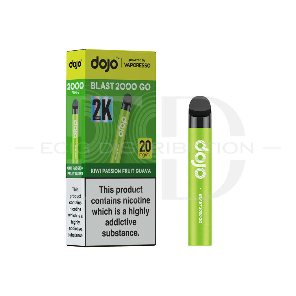 Vaporesso Dojo Blast 2000 Go Pod Kit - Kiwi Passion Fruit Guava 20MG