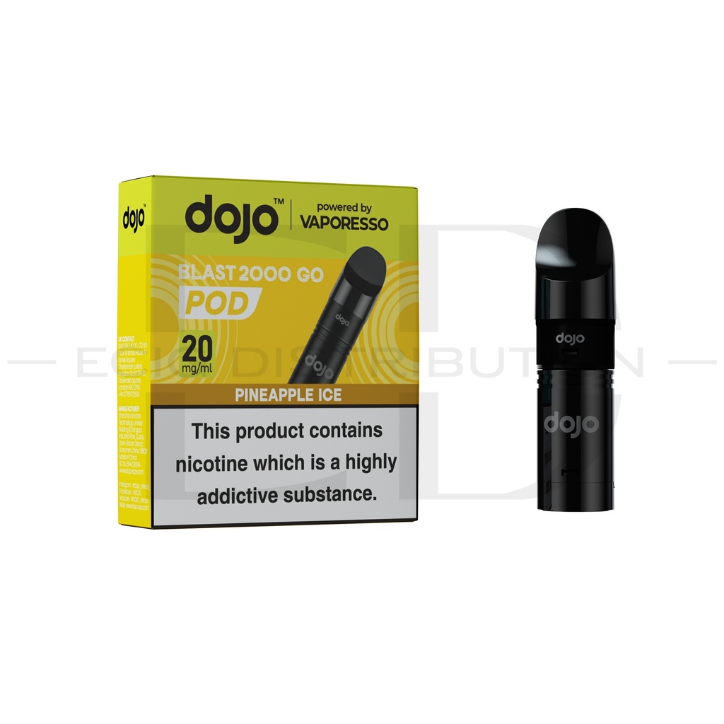 Vaporesso Dojo Blast 2000 Go Refillable Pod - Pineapple Ice 20MG