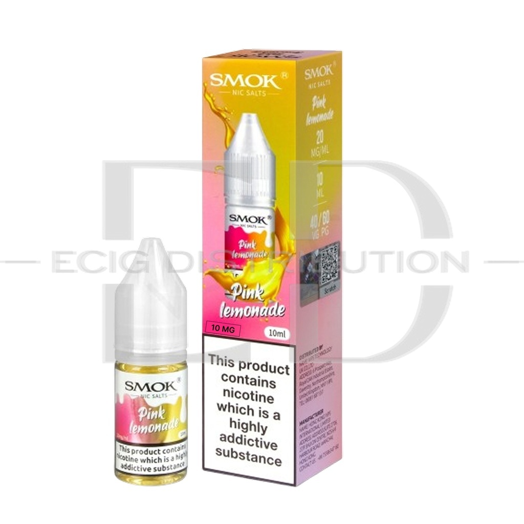 Smok Nic Salts - Pink Lemonade 10MG